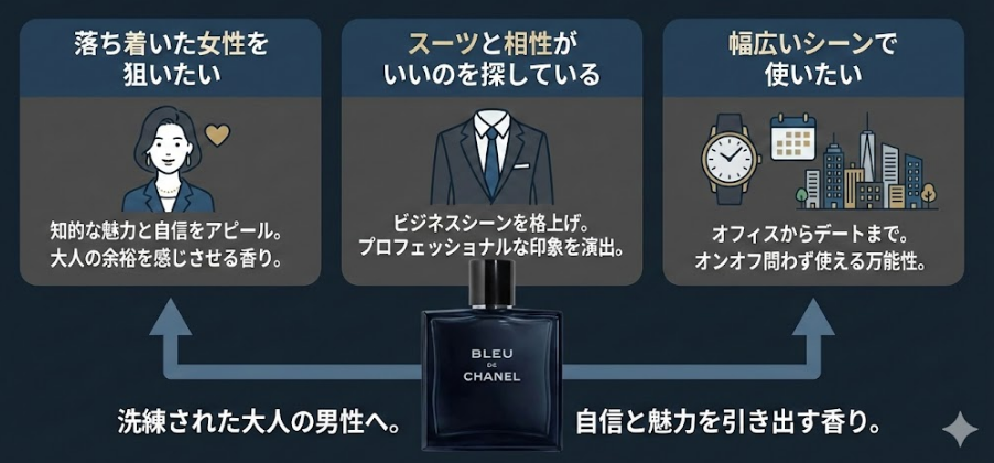 ブルードゥシャネルがおすすめの人