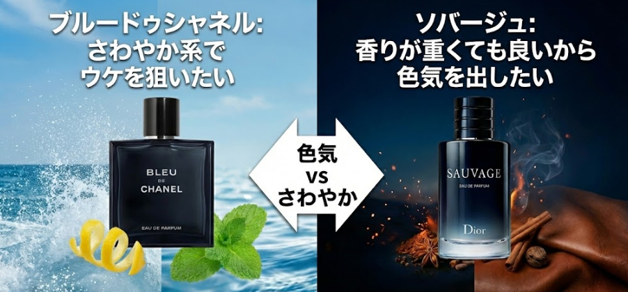 ブルードゥシャネルとソバージュ